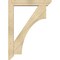 Ekena Millwork Westlake Slat Rough Sawn Bracket w/ Offset Brace, Douglas Fir, 6"W x 32"D x 44"H BKT0604X32X44WTL06RDF - alternate 4